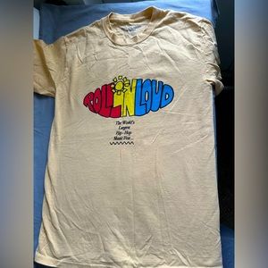 Rolling loud 2021 T-shirt,small ink stain bottom left back shirt pic included.